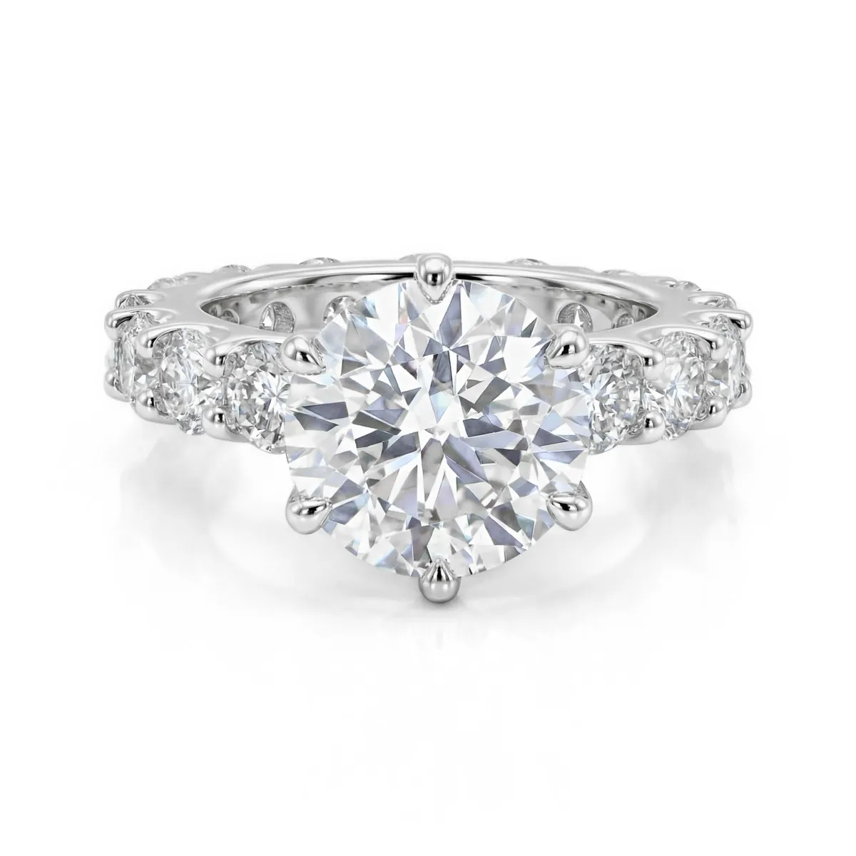 Solstice - Grand Eternity Moissanite Verlovingsring