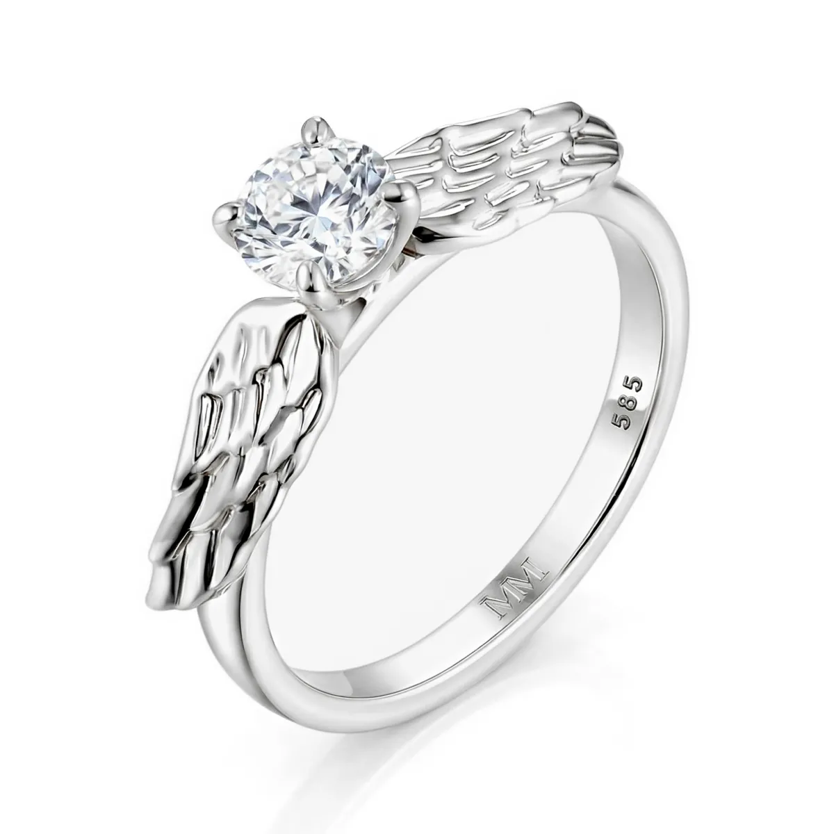 Feathra - Harry Potter Gouden Snaai Moissanite Ring met Gevleugelde Accenten