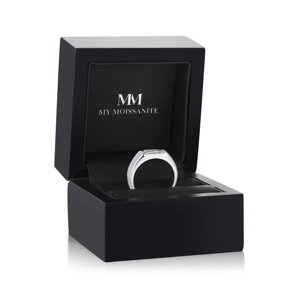 Portraitix - Heren Portrait Moissanite Ring 