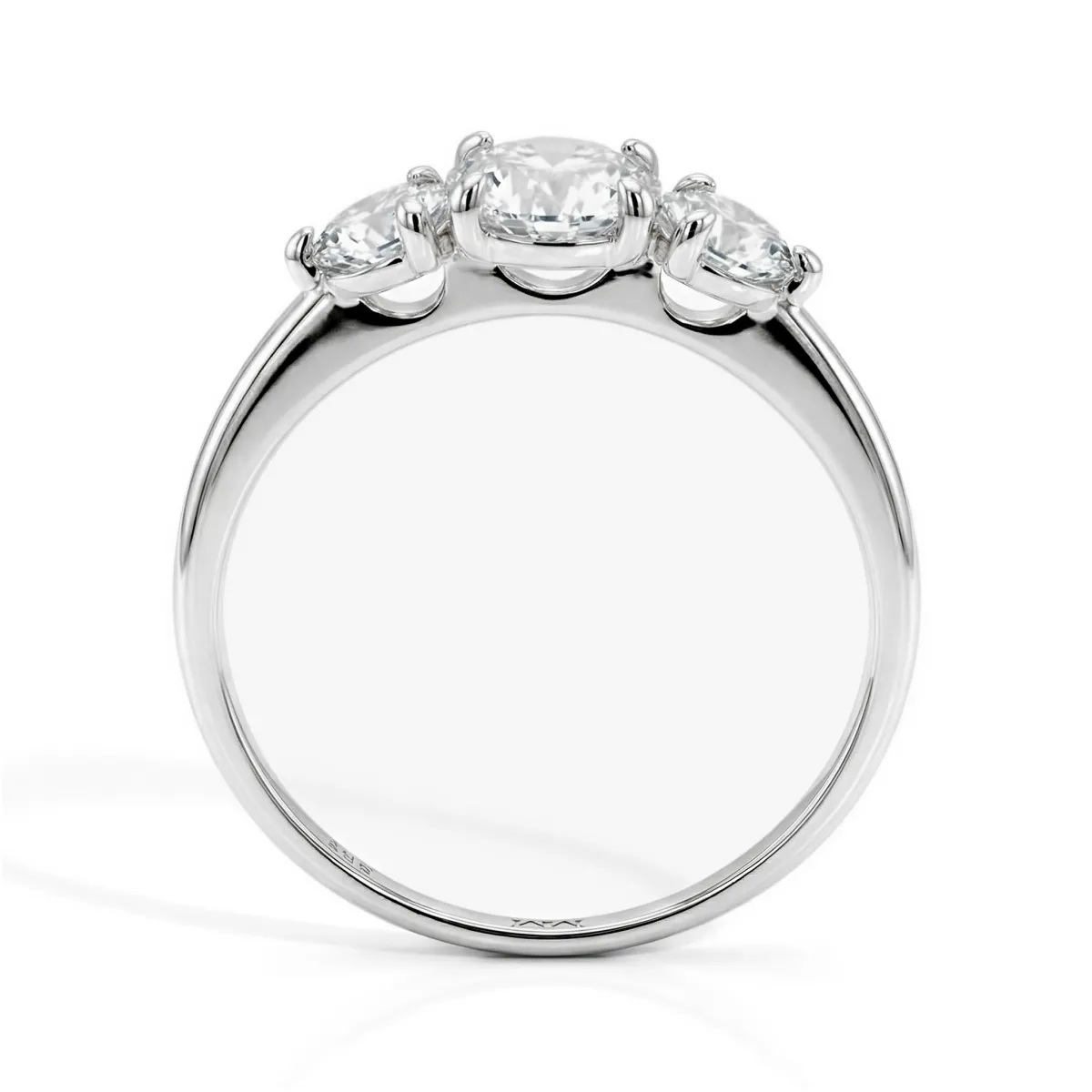 Aventine - Triple Moissanite Ring | My Moissanite