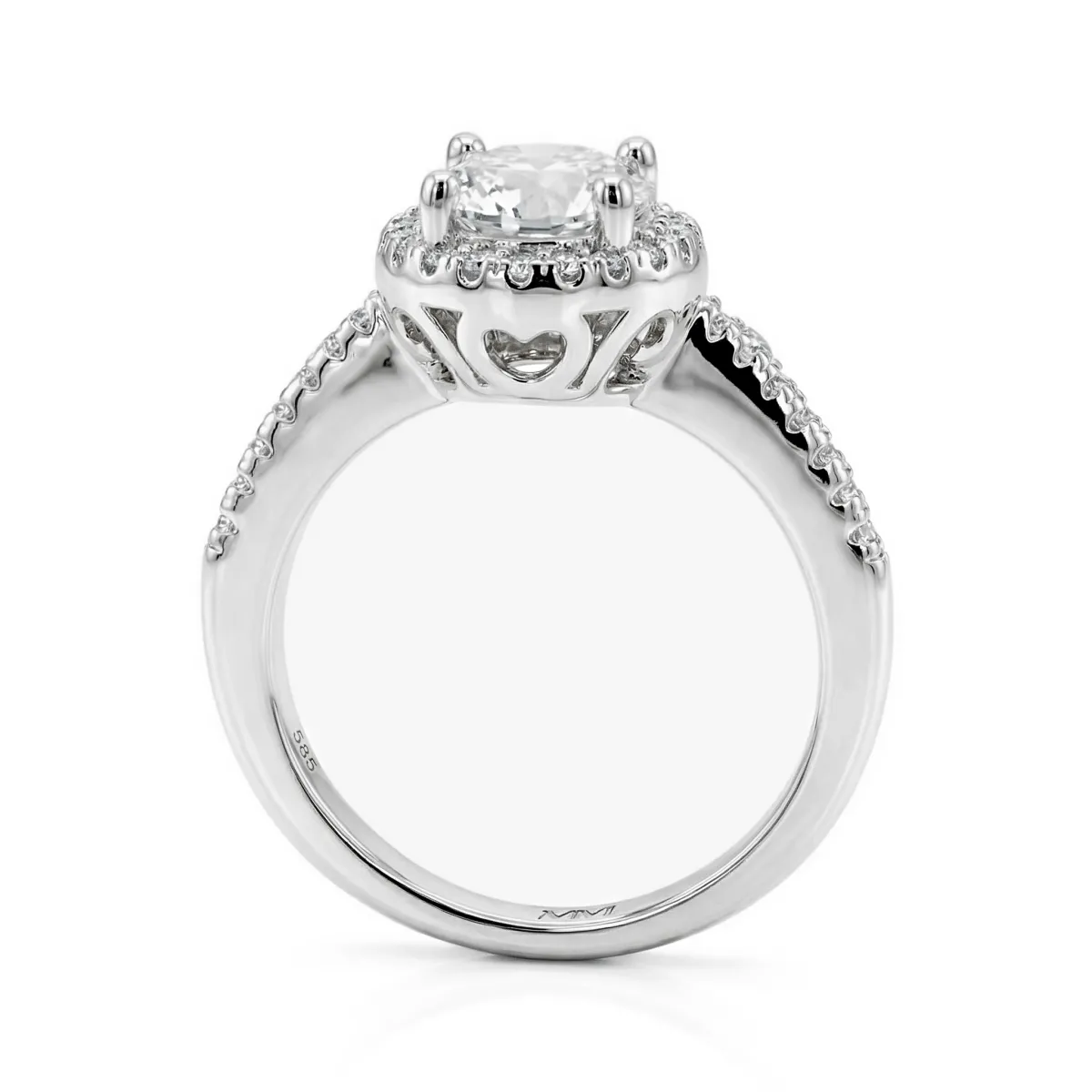 Seraphina - Moissanite Halo Verlovingsring | My Moissanite
