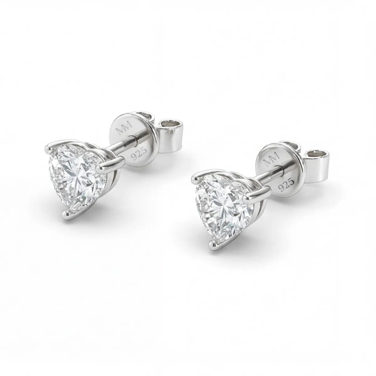 Allure - Moissanite Hartgesneden Oorbellen