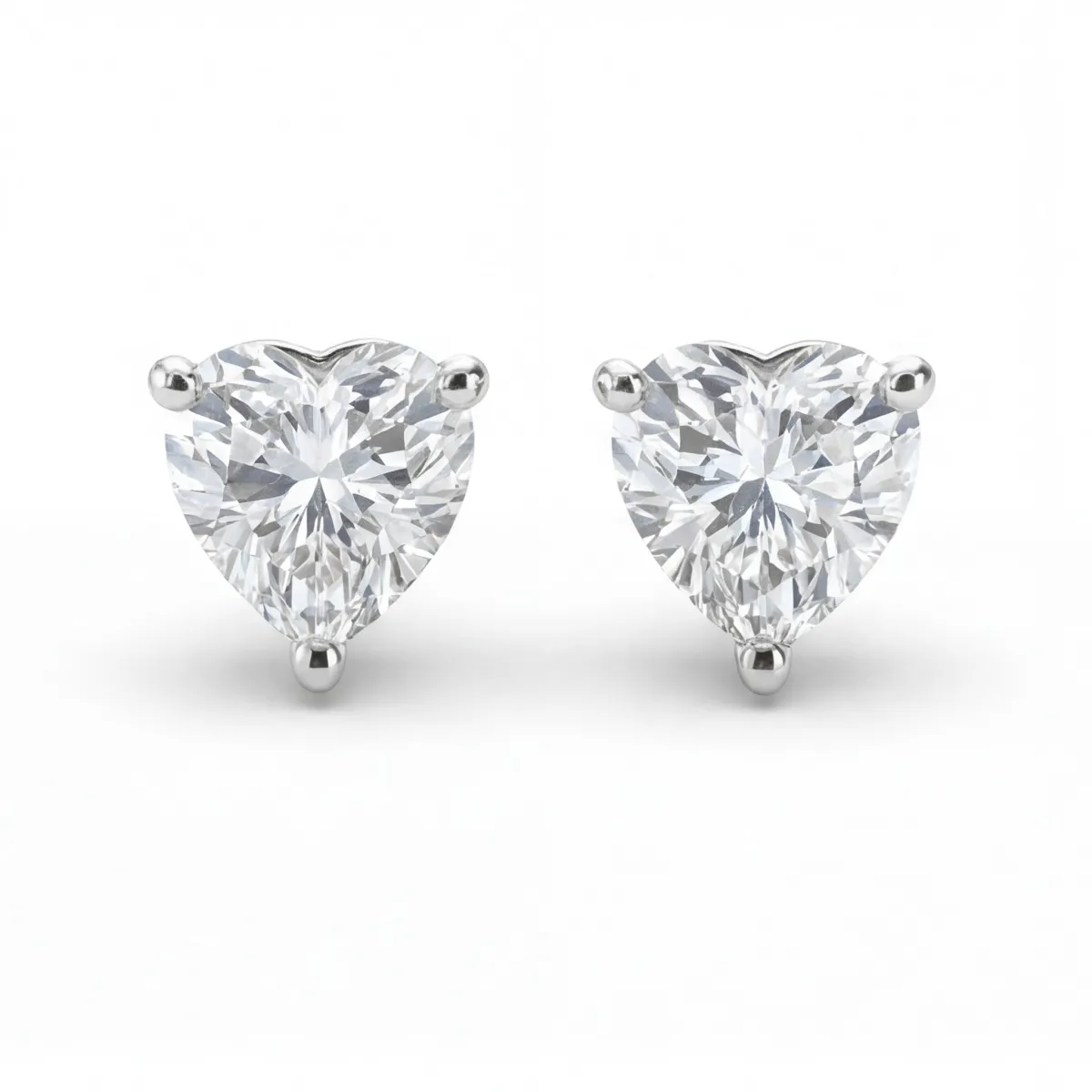 Allure - Moissanite Hartgesneden Oorbellen