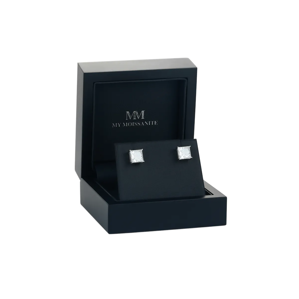 Orion – Princess Moissanite Oorknopjes