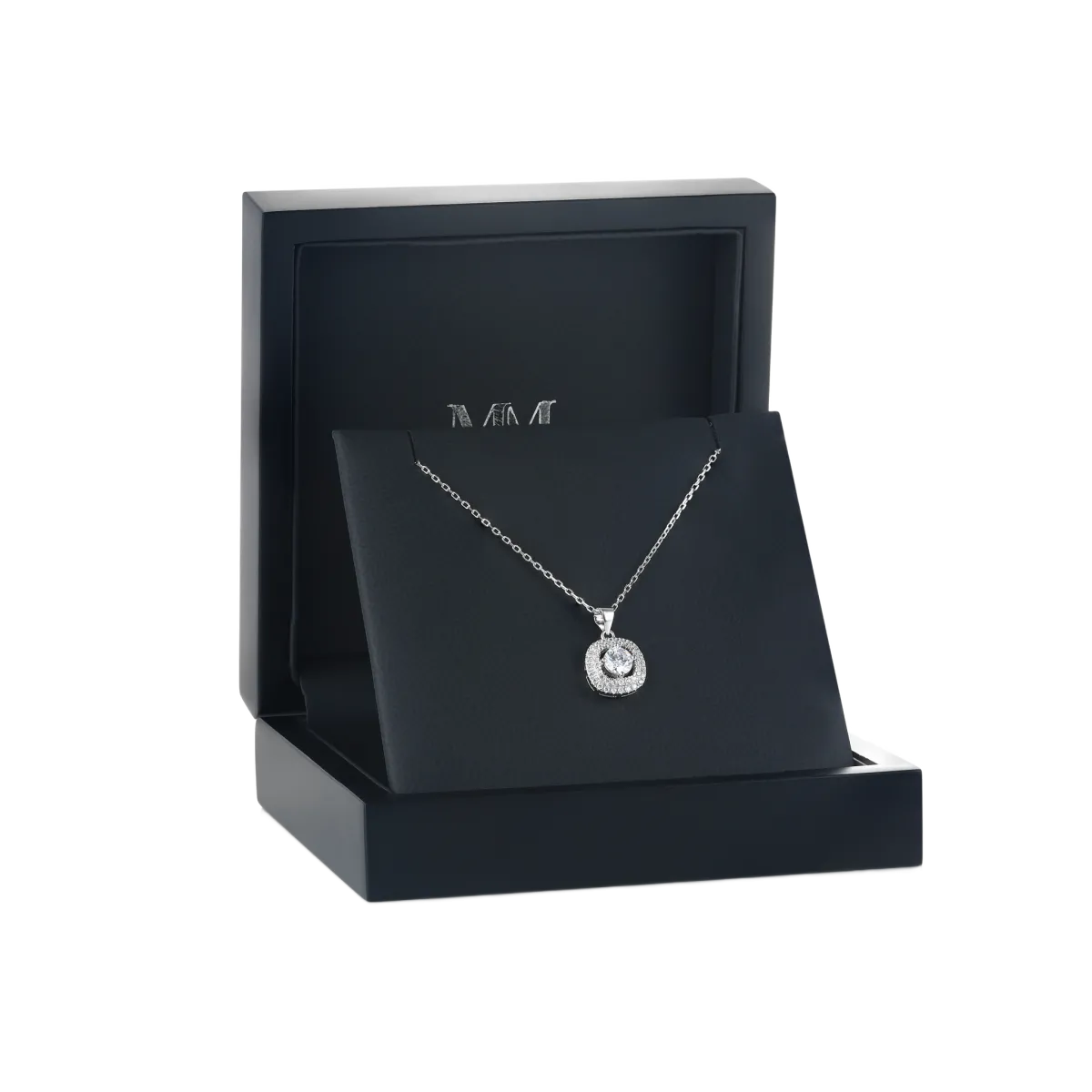 Vivara - Moissanite Hanger met Ingelegde Halo