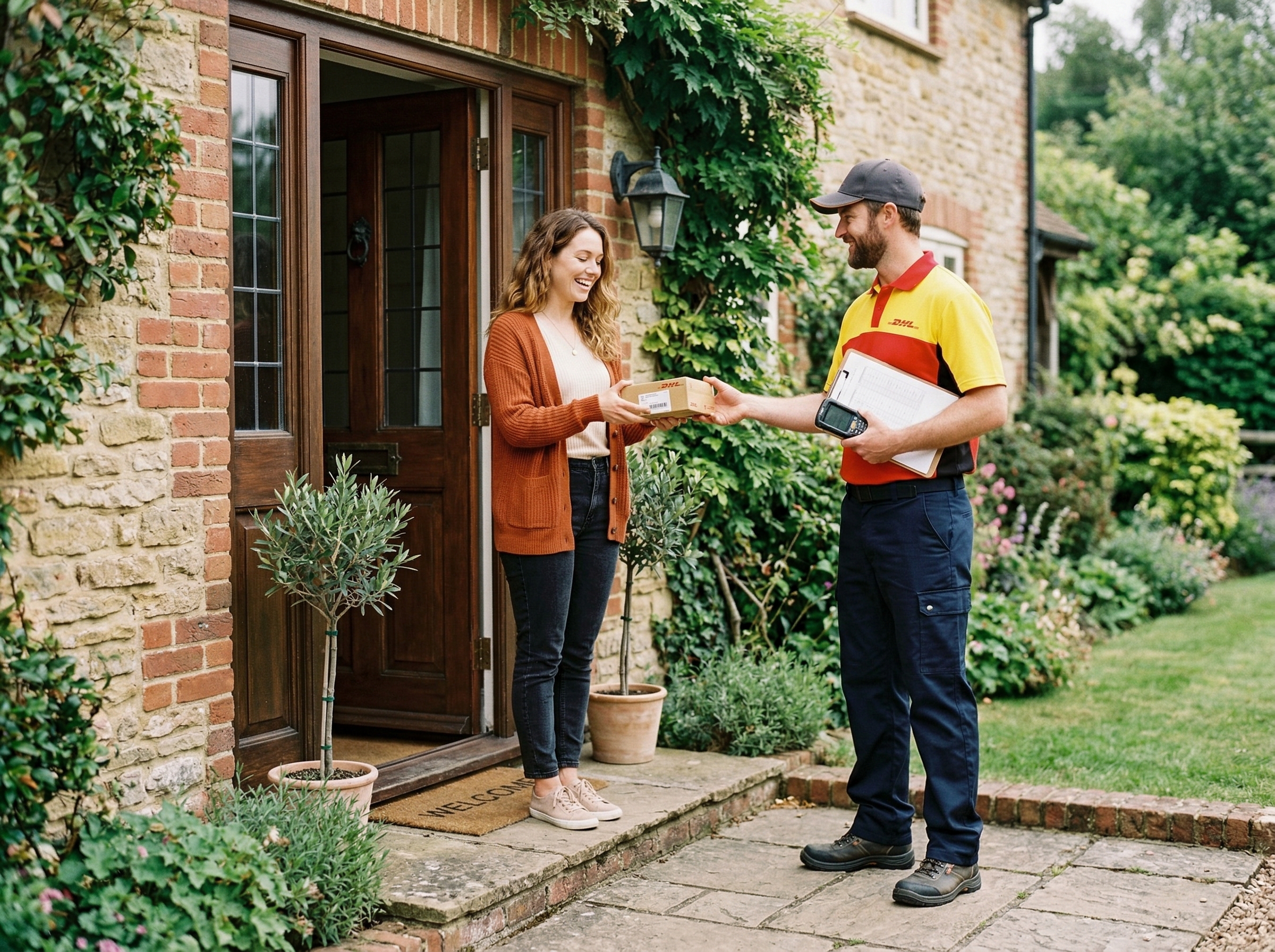Levering via DHL Express